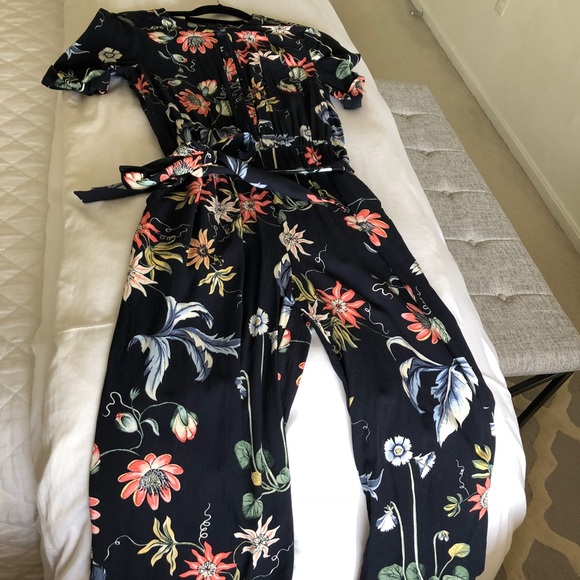 Ann Taylor Wild Flower Jumpsuit - Picture 3 of 6